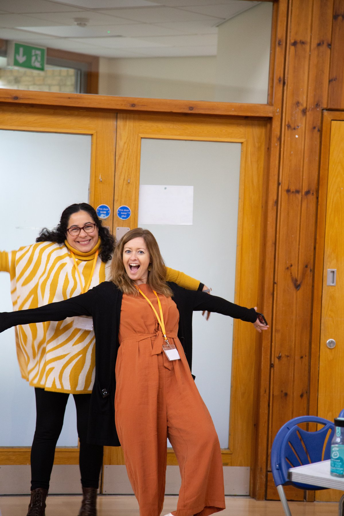 Emma and Carolina - conference