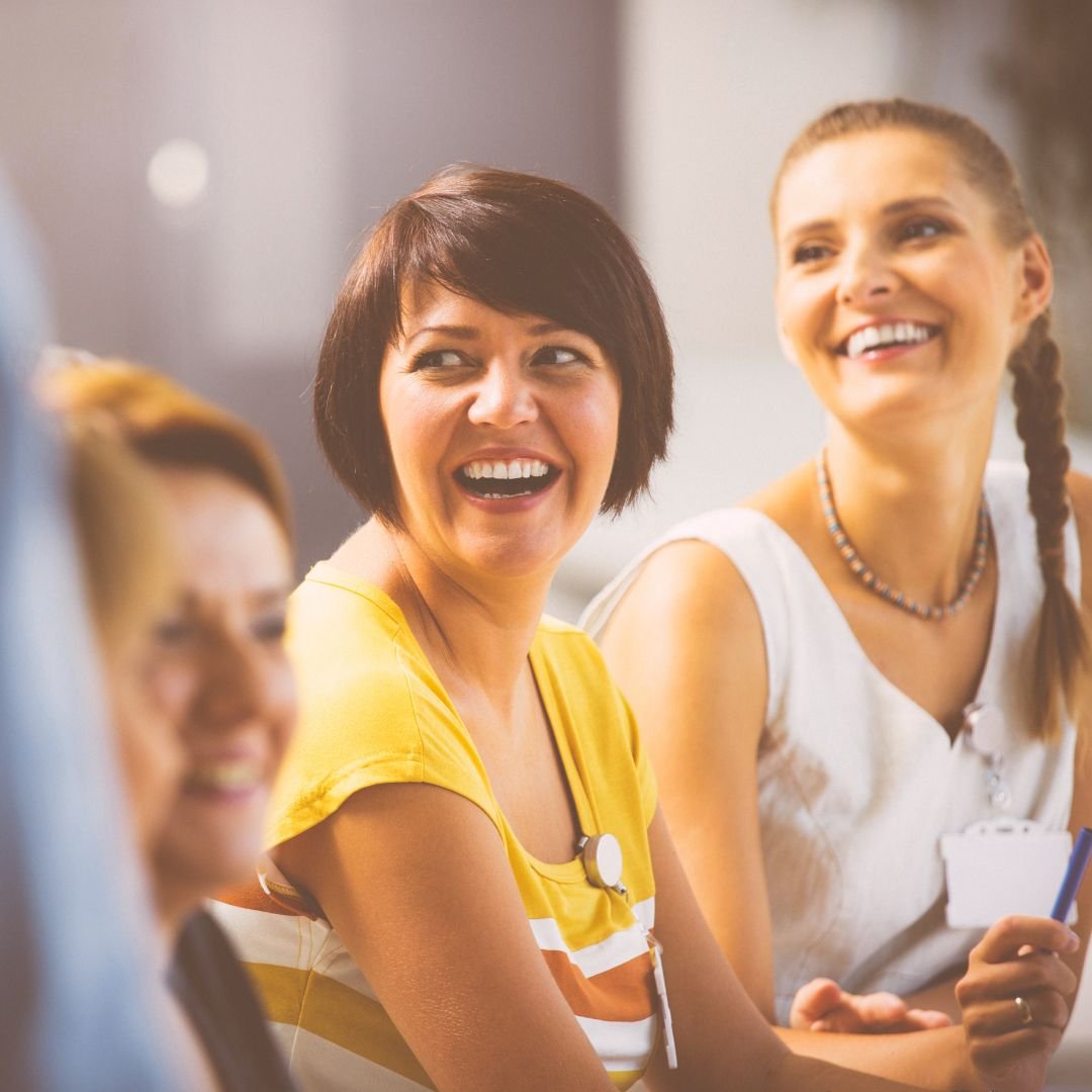 Women at event - square